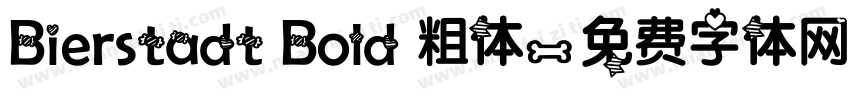 Bierstadt Bold 粗体字体转换